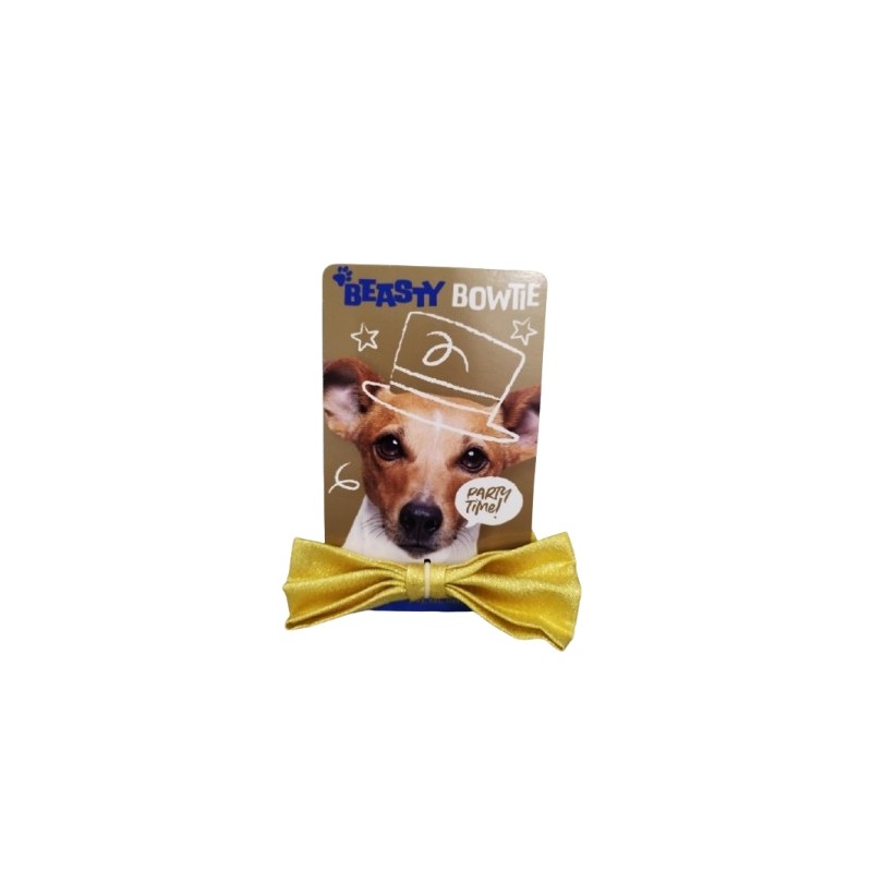 MUSZKA OZDOBNA DLA PIESKA ZŁOTA - D888