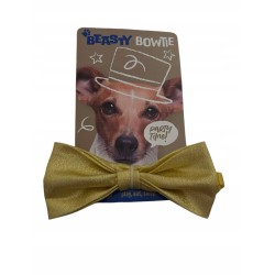 MUSZKA OZDOBNA DLA PIESKA ZŁOTA - D888