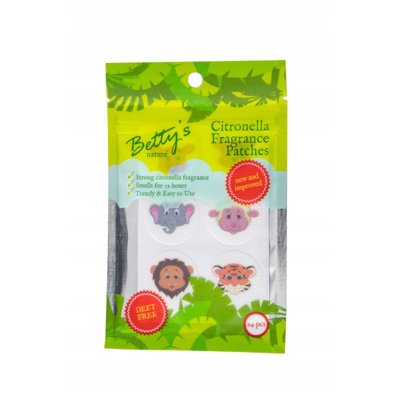 Bettys nature Citronella Plastry Zapachowe dla dzieci na komary 24szt #G