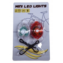 LAMPKA MINI LED do ROWERU HULAJNOGI Oświetlenie rowerowe PRZÓD TYŁ