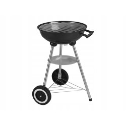 GRILL MEISTER KANSAS Stylowy grill kulisty na węgiel drzewny Ø 34 cm kółka