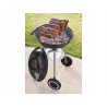 GRILL MEISTER KANSAS Stylowy grill kulisty na węgiel drzewny Ø 34 cm kółka