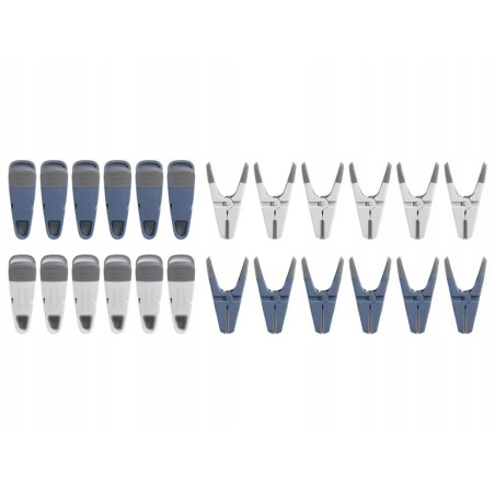 KLAMERKI SPINACZE DO PRANIA UBRAŃ BIELIZNY 24szt