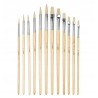 Pędzelki syntetyczne Crelando 7 sztuk