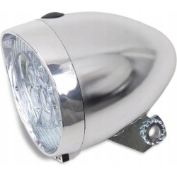 LAMPKA, REFLETOR PRZEDNI DO ROWERU LED RETRO STYL