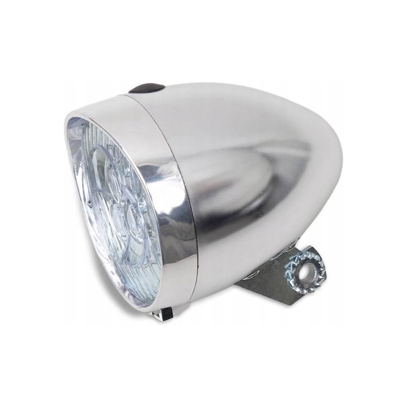 LAMPKA, REFLETOR PRZEDNI DO ROWERU LED RETRO STYL