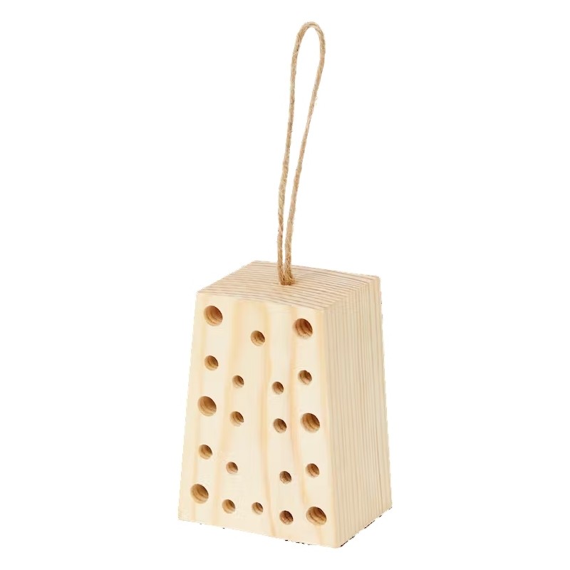 Hotel Domek Klocek dla Owadów Drewniany Natural