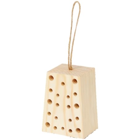 Hotel Domek Klocek dla Owadów Drewniany Natural