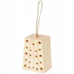 Hotel Domek Klocek dla Owadów Drewniany Natural