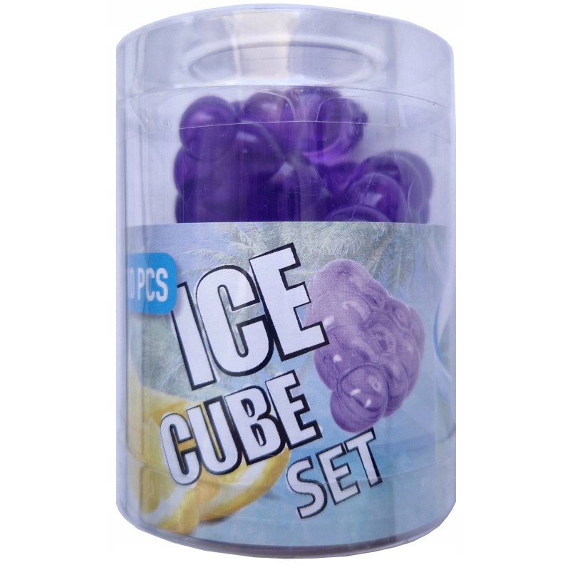 Kostki lodu Wielokrotnego użytku 10 szt. Winogrona