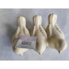 Ozdobna figurka ceramiczna ptaki 19,5x13x8.5 cm złamany biały