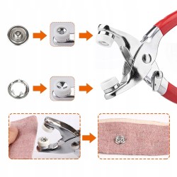 Zestaw Zatrzasków Guzików Zestaw Kaletniczy Zestaw Do Robienia Guzików