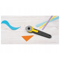 CRELANDO Nóż krążkowy do przycinania papieru tektury, 4,5cm (5/G-130)