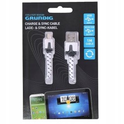 Kabel Grundig USB - microUSB typ B 1 m czarny