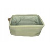 Muślinowy kosz pojemnik zielony 20x14x10 CM