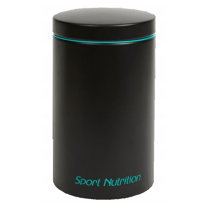 Pojemnik Słoik na Suplementy Odżywki Białkowa dla Sportowców Siłownia 2,4L