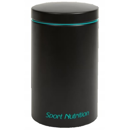 Pojemnik Słoik na Suplementy Odżywki Białkowa dla Sportowców Siłownia 2,4L