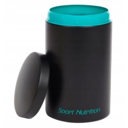 Pojemnik Słoik na Suplementy Odżywki Białkowa dla Sportowców Siłownia 2,4L