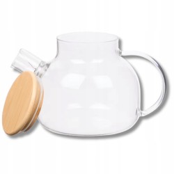 Czajnik tradycyjny szklany Absolu Chic 0,8 l bezbarwny