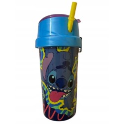 STITCH DISNEY Kubek do picia z pojemnikiem na przekąski