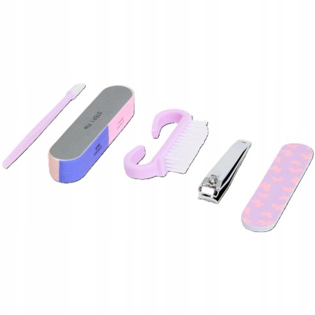 Zestaw do manicure/pedicure w etui Beauty Star 5-częściowy