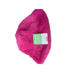 Kapelusz imprezowy pluszowy CZARNY ROZMIAR UNIWERSALNY