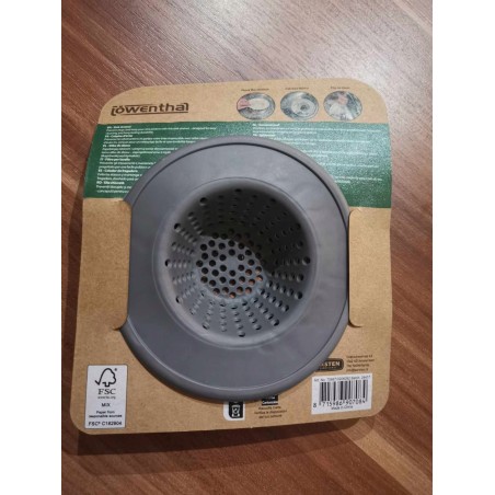 Sitko do zlewu silikon 12 mm szary