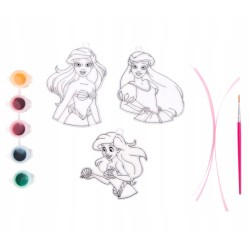 Witraż do malowania zawieszki na okno Disney Princess Księżniczki