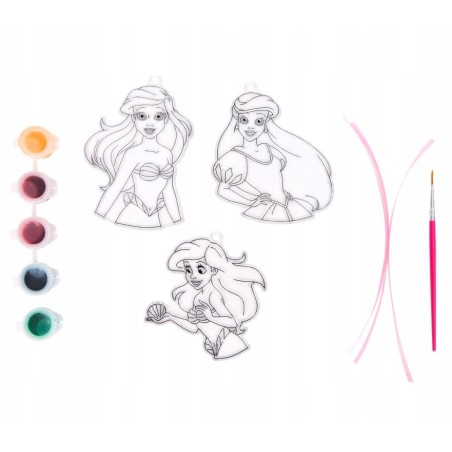 Witraż do malowania zawieszki na okno Disney Princess Księżniczki
