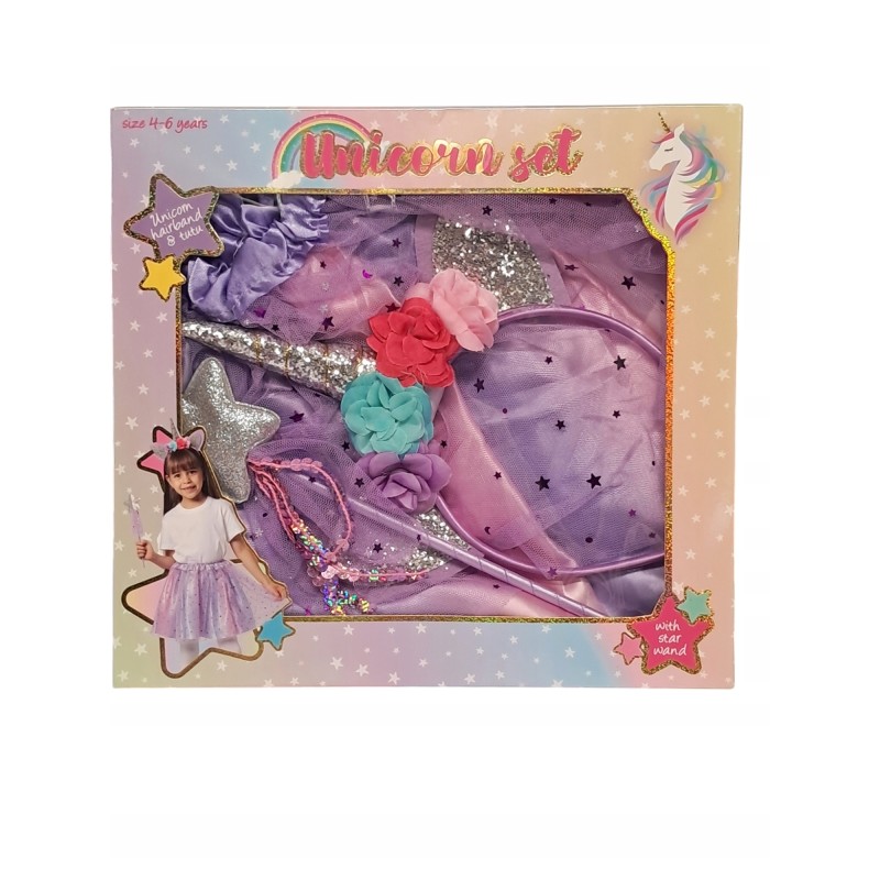 Kostium Strój przebranie karnawałowe dla dziewczynki jednorożec