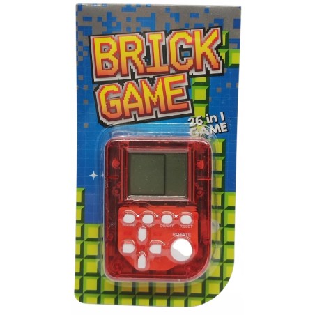 KONSOLA DO GIER GRA ELEKTONICZNA KIESZONKOWA RETRO MINI GAME 26 GIER RED
