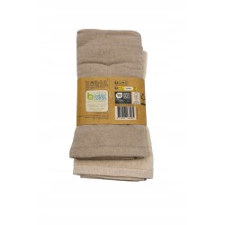 Ręczniki kuchenne velours 50x50 cm 2 szt beż jasny