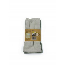 Ręczniki kuchenne 50x50 cm 2 szt bawełna szary zielony