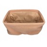 Muślinowy kosz pojemnik różowy 20x14x10 CM