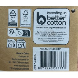 Muślinowy kosz pojemnik różowy 20x14x10 CM