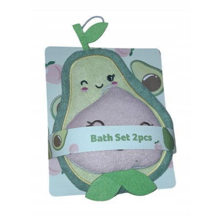 Zestaw kąpielowy gąbka kąpielowa , rękawica kąpielowa