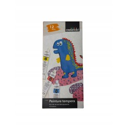 Farby temperowe Crelando 12 szt.