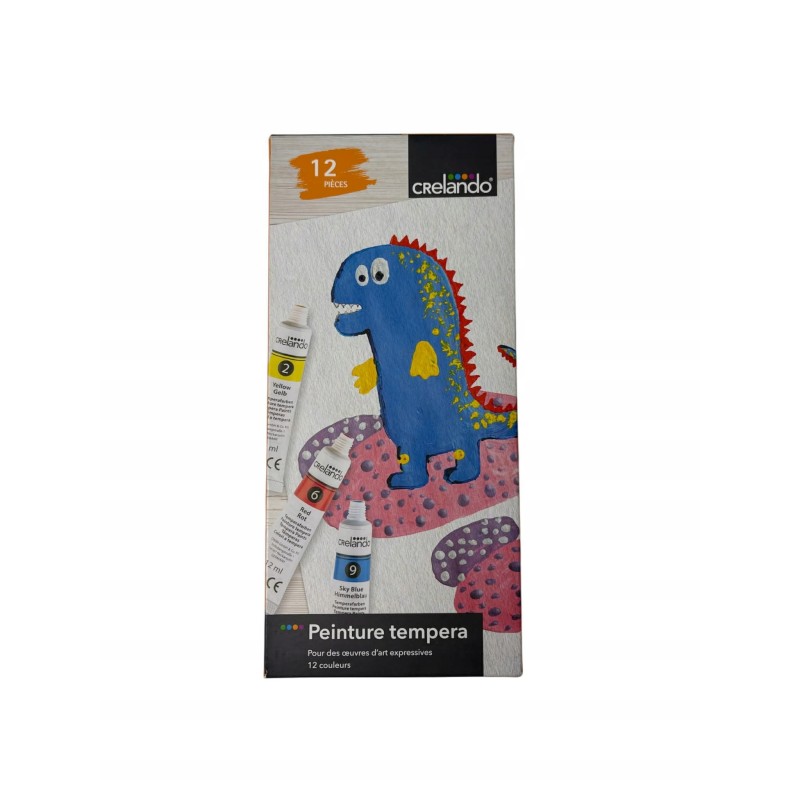 Farby temperowe Crelando 12 szt.