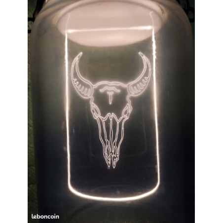 Lampion latarenka ozdobna lampa LED w słoiku zasilanie baterie AAA Timer