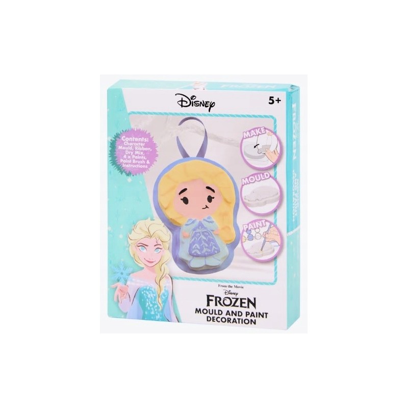 FROZEN GIPSOWA ZAWIESZKA Z FARBAMI ZRÓB TO SAM 5+ KRAINA LODU