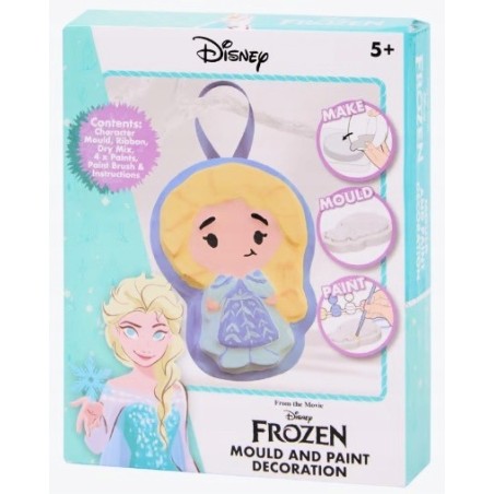 FROZEN GIPSOWA ZAWIESZKA Z FARBAMI ZRÓB TO SAM 5+ KRAINA LODU