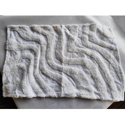 DYWANIK 50x80 FALE biały łazienka pokój dzienny sypialnia