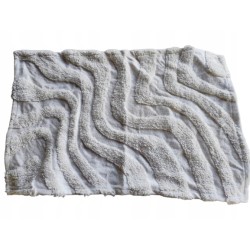 DYWANIK 50x80 FALE biały łazienka pokój dzienny sypialnia