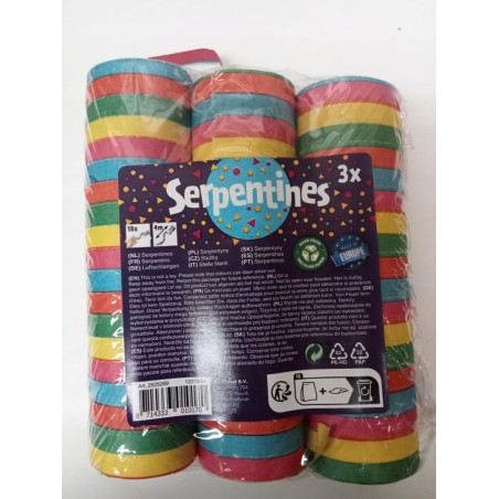 Serpentyna 3-pak wielokolorowa
