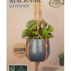 Wieszak na rośliny Makrama