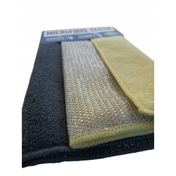 Dwustronna Ściereczka z Mikrofibry i drucianej powłoki 32x32cm 2 szt.