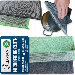 Druciane ściereczki ŚCIERKA Magiczna stalowa 31x31cm czyścik druciak 2szt