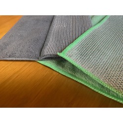 Druciane ściereczki ŚCIERKA Magiczna stalowa 31x31cm czyścik druciak 2szt