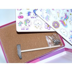 Gra przybijanka MŁOTEK GWOŹDZIE SZABLONY PLANSZA