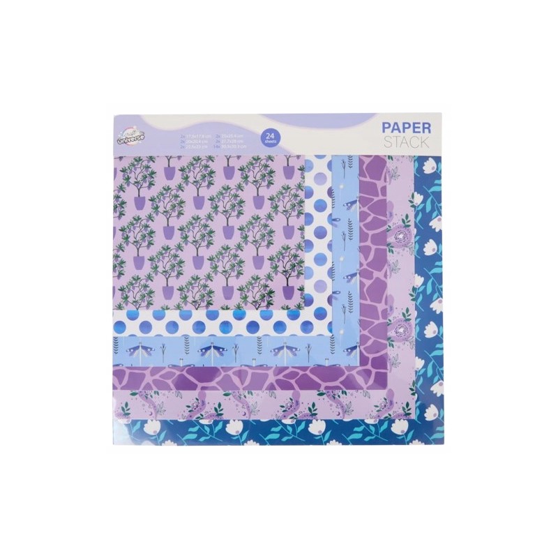 Zestaw papierów Craft Universe wielokolorowy 30 x 30 cm